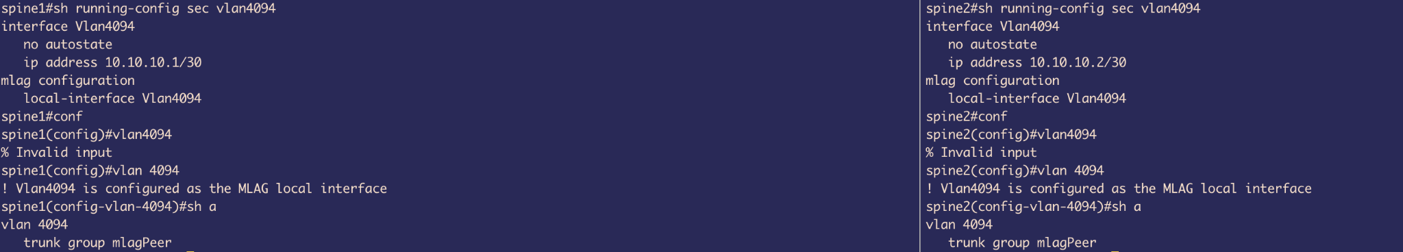 Control Plane ACL Configuration - Spine2