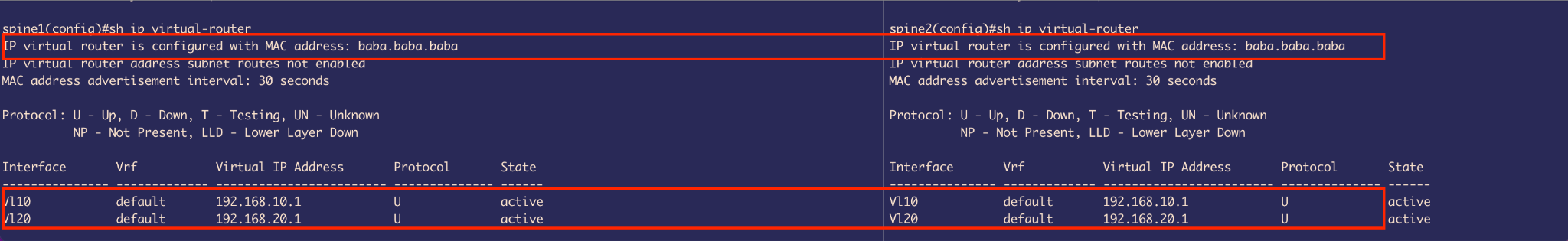MLAG Member Port Configuration - Spine2