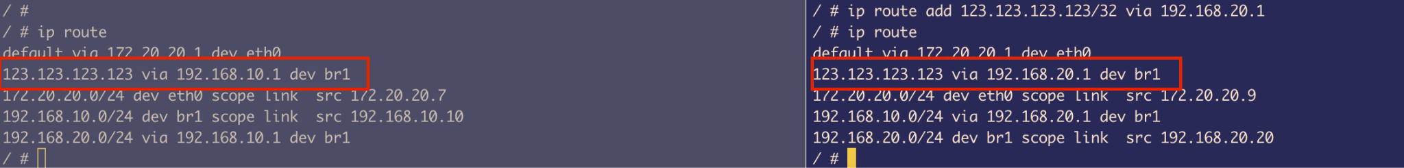 Bridge Configuration - Host1